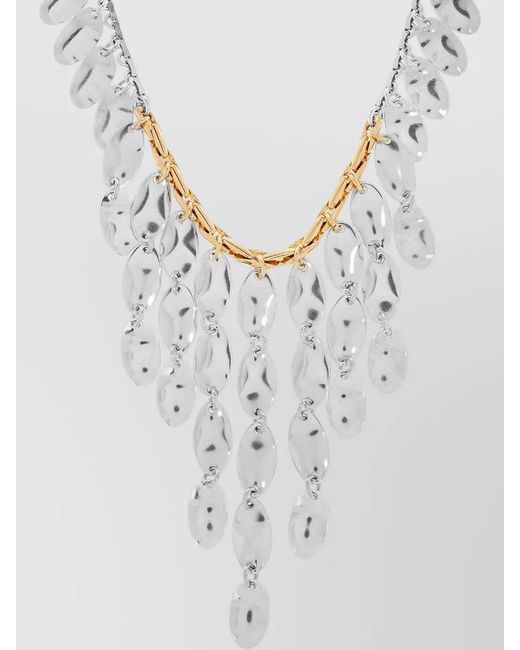 Isabel Marant White Brass Necklace