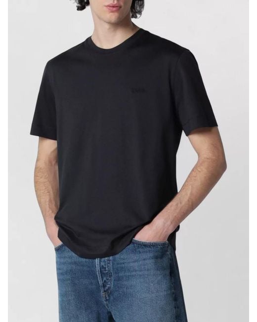 Zegna Blue Cotton T-Shirt for men