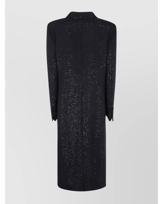 Tom Ford Black Double Breasted Coat