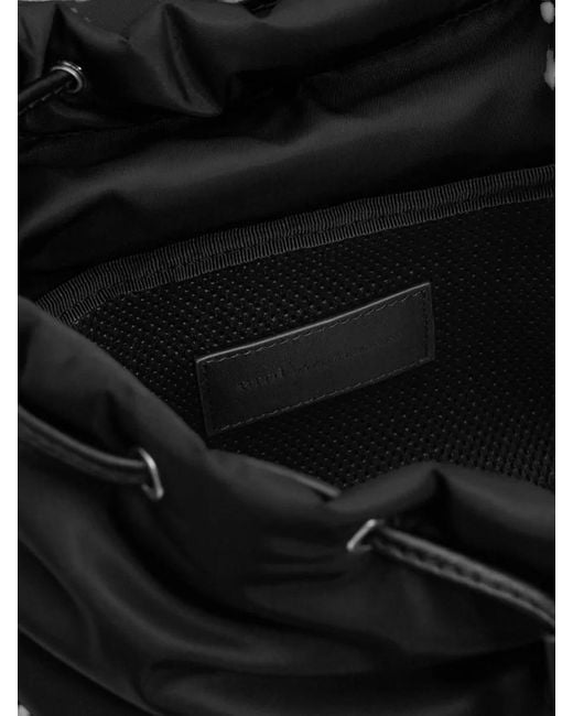AMI Black Marcel Nylon Backpack Small Size