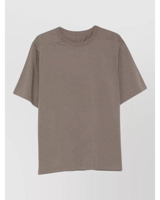 Rick Owens Gray Short-Sleeve T-Shirt for men