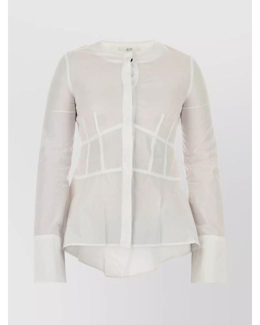 Co. White Poplin Shirt