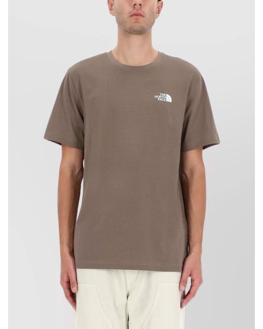 The North Face Brown Regular-Fit T-Shirt for men