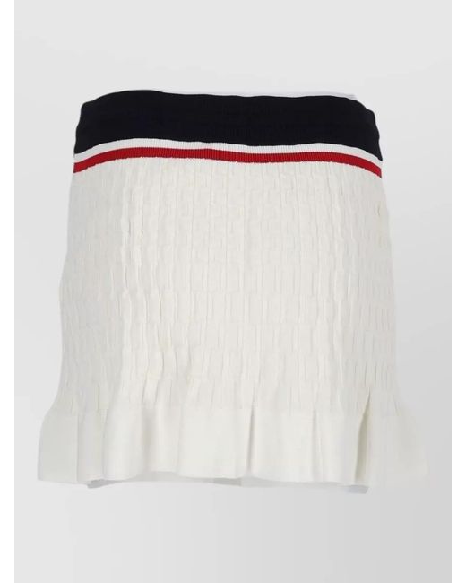 Casablanca Black Knitted Mini Skirt
