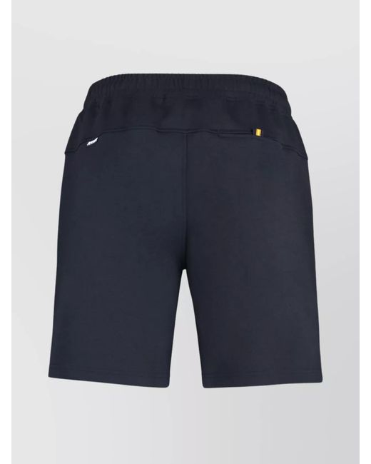 K-Way Blue Cotton Bermuda Shorts for men