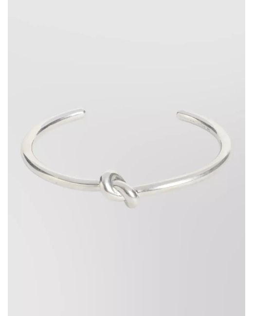 Céline Multicolor Open Cuff Bracelet Knot Detail Curved Design for men
