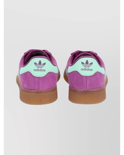 Adidas Originals Pink Leather Low-Top Sneakers