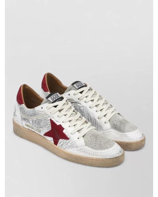 Golden Goose Deluxe Brand Multicolor Textured Sneakers Contrast Heel Tab Design for men