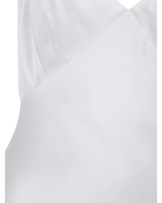 Max Mara White Silk Nightdress