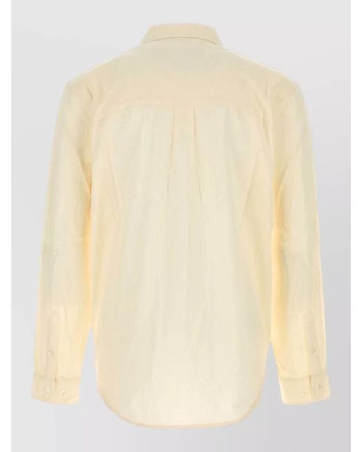Séfr Natural Leo Voile Shirt Long Sleeves Pocket for men