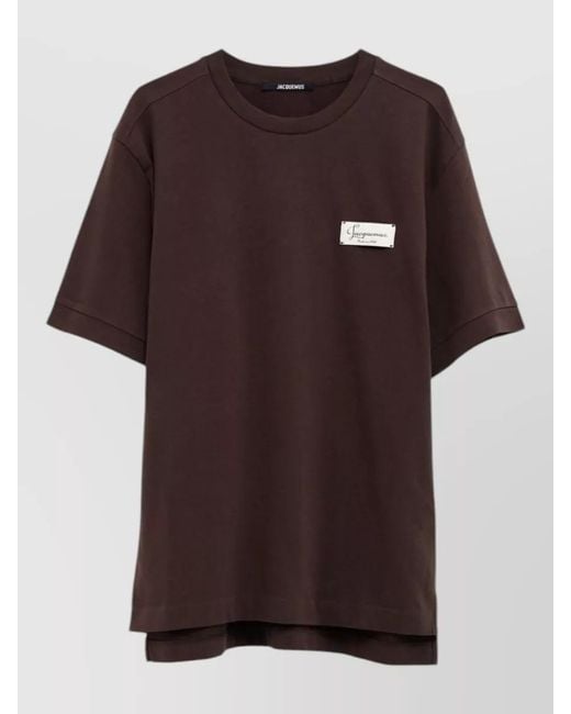Jacquemus Brown Regular Fit Shirt Short Sleeve Style for men