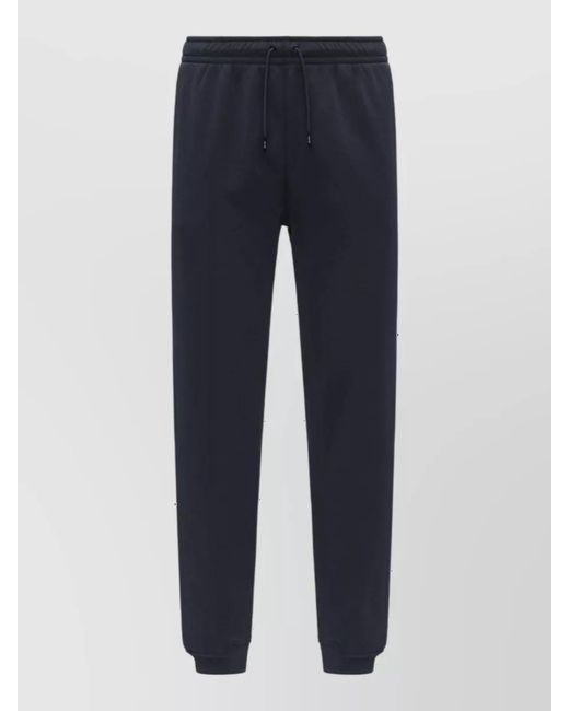 K-Way Blue Brushed Fleece Track Pants for men