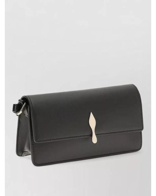 Christian Louboutin Gray Bettina Leather Mini Crossbody Bag
