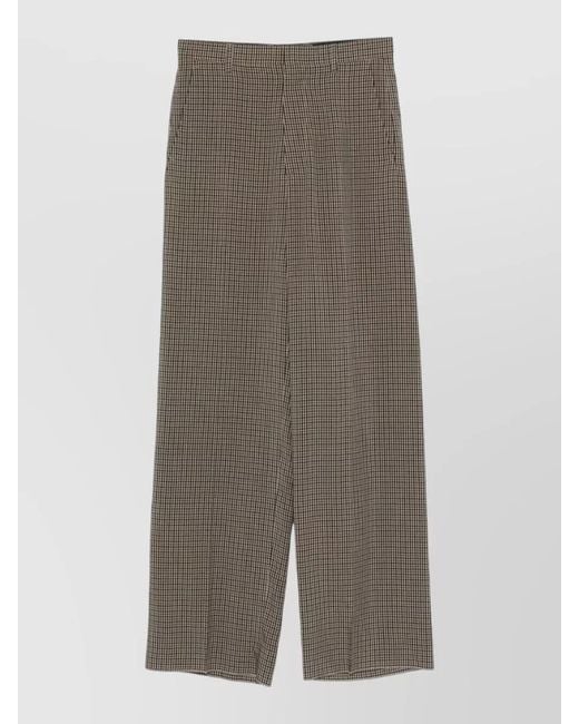 Balenciaga Gray Wide Trousers