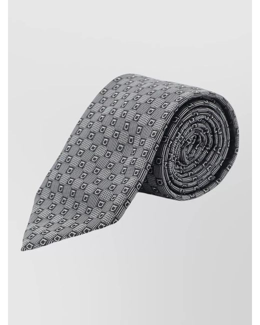Ferragamo Gray Silk Tie for men
