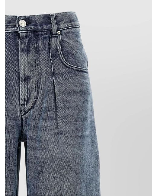 Isabel Marant Blue Wide-Leg Jeans