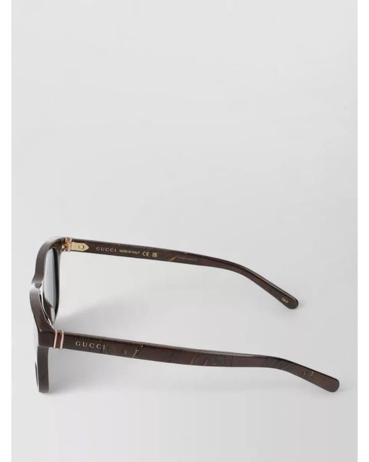 Gucci Metallic Sunglasses Gg1671S 007 Acetate Frame for men