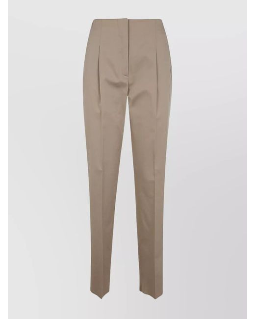 Max Mara Natural Empoli Straight Leg Tailored Trousers