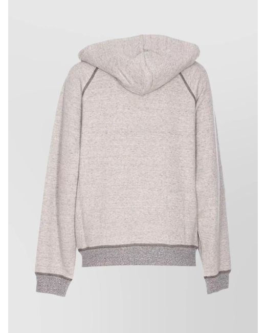 Chloé Gray Oversized Logo Hoodie