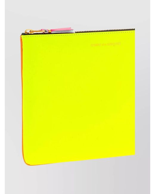 Comme des Garçons Yellow Leather Purse