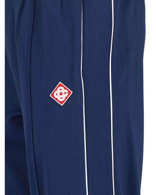 Casablanca Blue Straight Track Pants for men