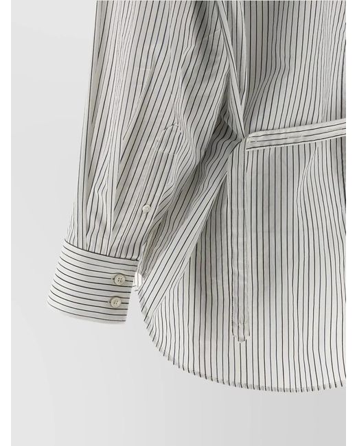 Isabel Marant Gray Silk Blend Shirt