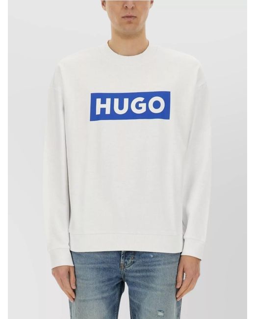 Boss Gray Cotton Sweatshirt for men