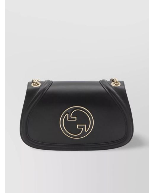Gucci Black Blondie Medium Leather Shoulder Bag