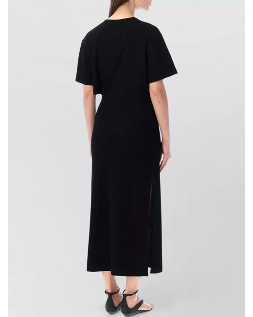 THE GARMENT Black Madison Knit Midi Dress Cutout Detail