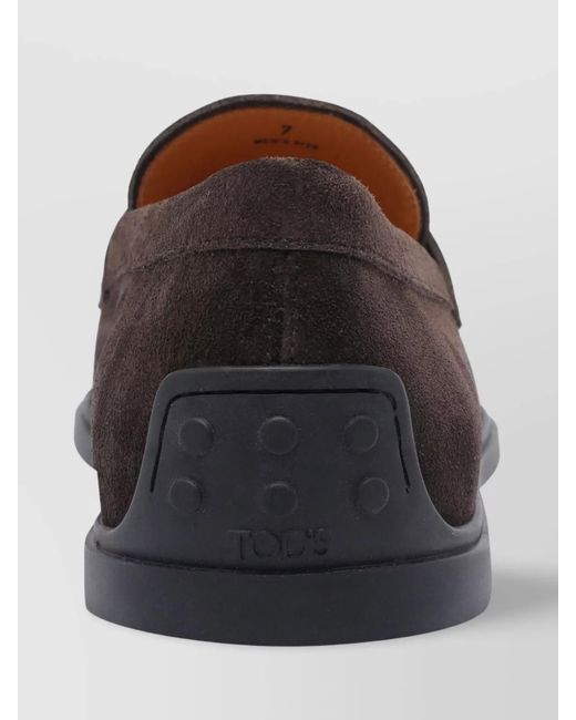 Tod's Multicolor Loafers With Gommini On Back And Penny Strap for men