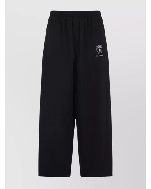 Balenciaga Blue Wide-Leg Trousers for men