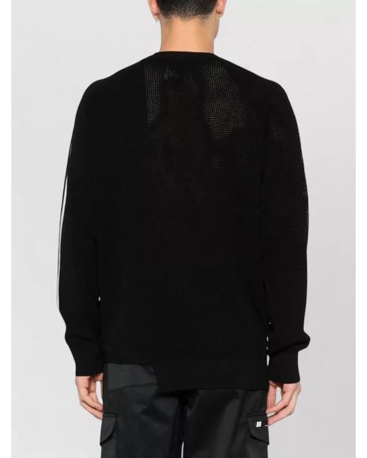 Y-3 Black Logo-Print Long-Sleeve Sweatshirt