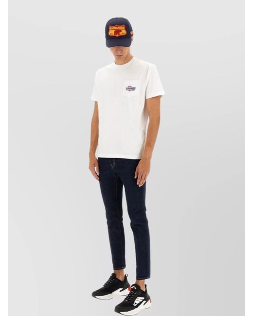 DSquared² White T-Shirt for men