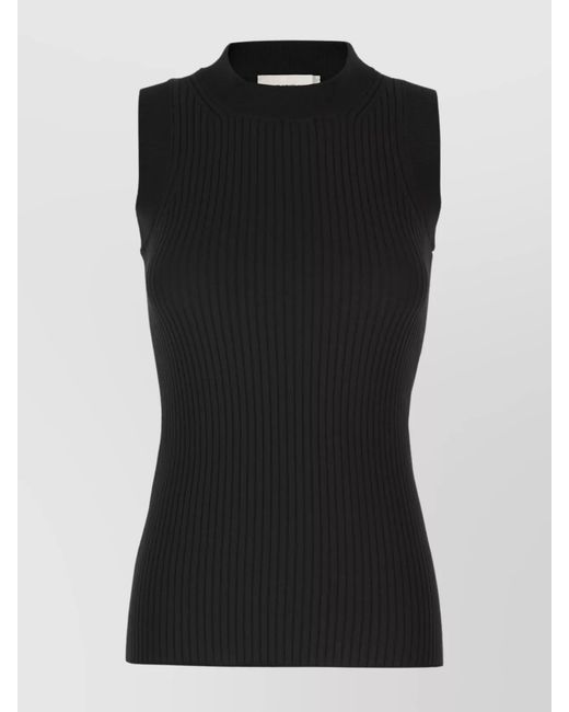 Sportmax Black Cotton Top