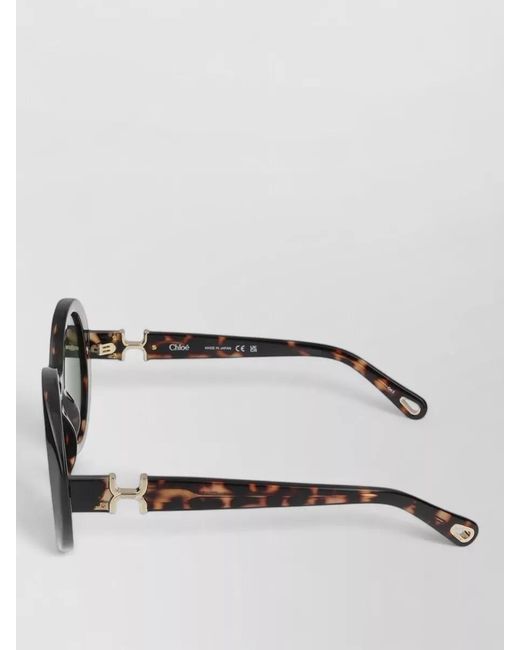 Chloé Green Sunglasses Model Ch0332S 002 Round Frame