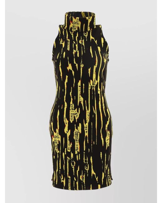 Ambush Multicolor Jacquard Midi Dress