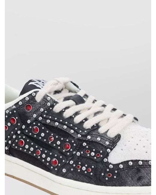 Amiri Metallic Studded Low-Top Sneakers for men