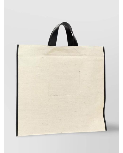 Jil Sander Natural Market Tote Jute Tote Bag