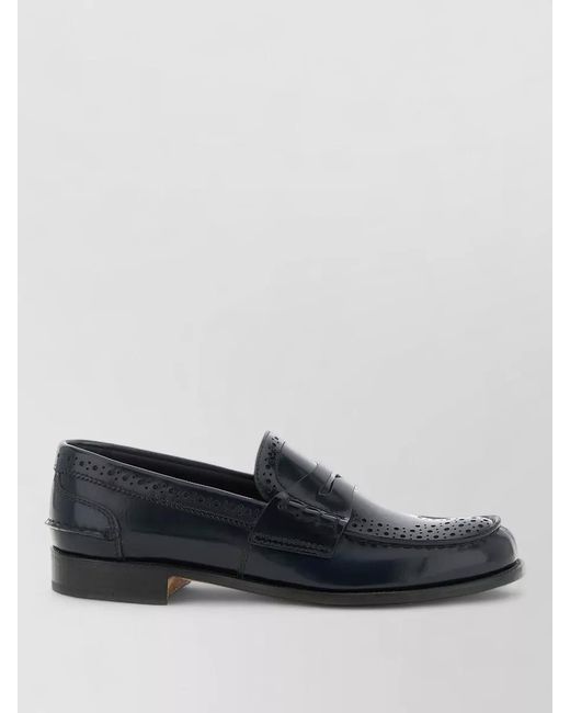 Church's Black Leather Loafers