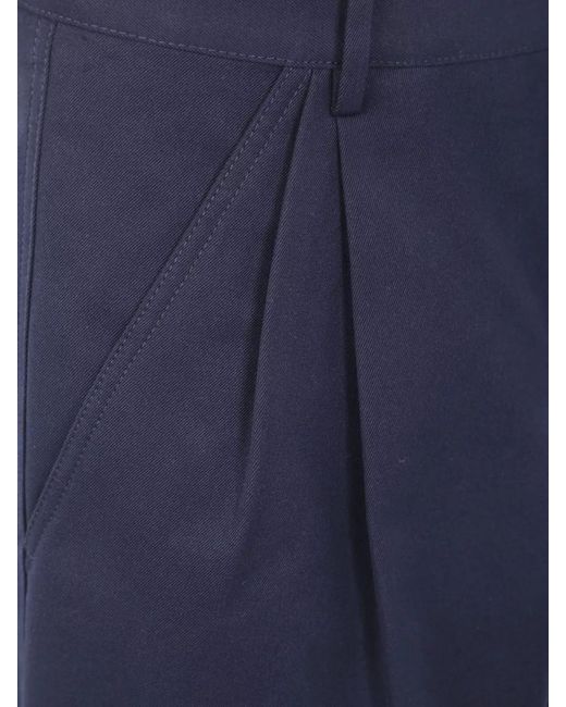 Brunello Cucinelli Blue Tailored Chino Trousers for men