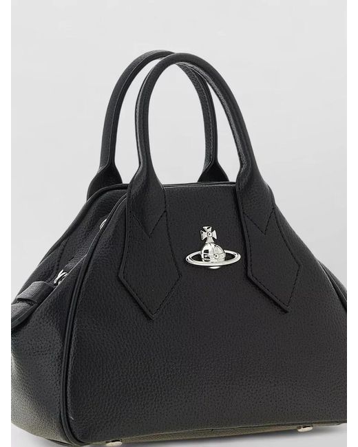 Vivienne Westwood Black Yasmine Small Tote Bag Adjustable Strap