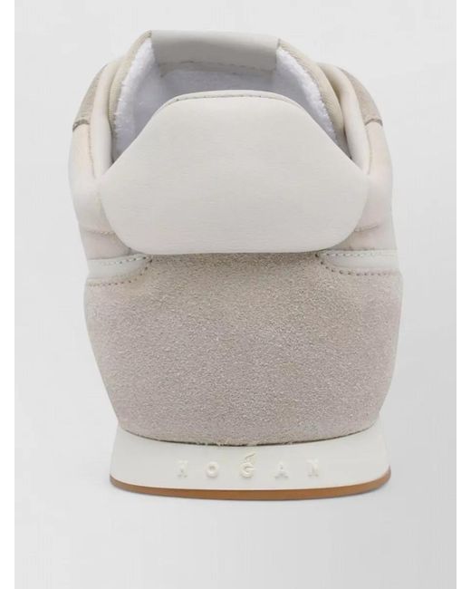 Hogan Natural Leather Low-Top Sneakers for men
