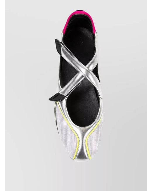 The Attico Multicolor Floor01 Ballerina Flats Modern Silhouette