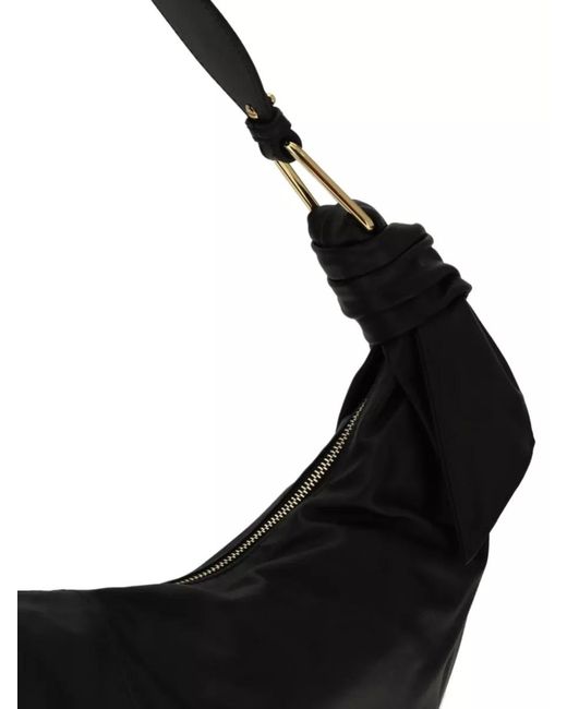 Coccinelle Black Calf Leather Shoulder Bag
