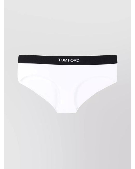 Tom Ford White Modal Boyshort Briefs