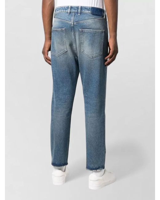 Golden Goose Deluxe Brand Blue Denim Straight-Leg Trousers for men