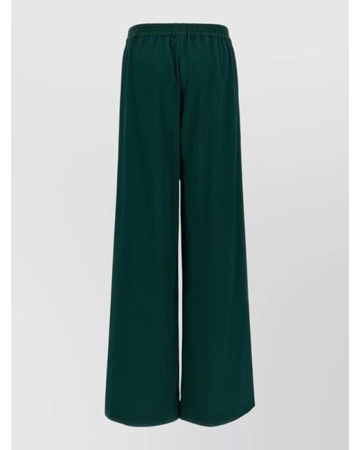 Gianluca Capannolo Green Claudia Lounge Pants Wide Leg Fit