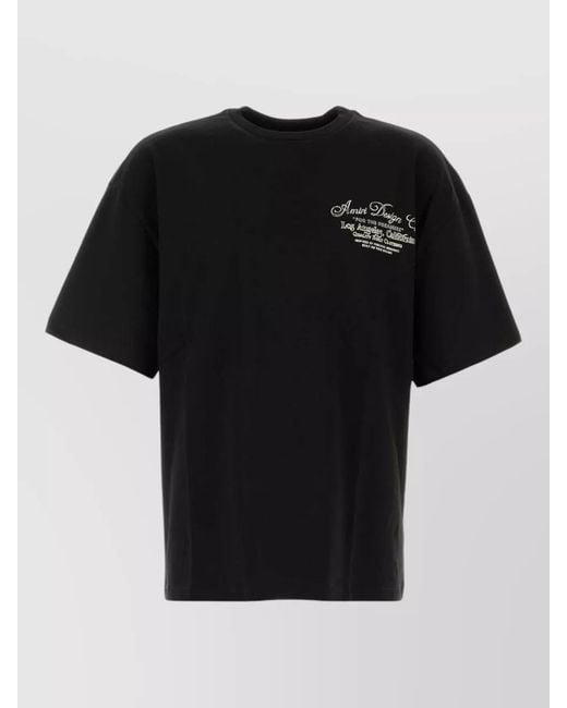 Amiri Black Oversized T-Shirt for men