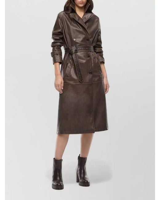 Pinko Brown Trench Coat