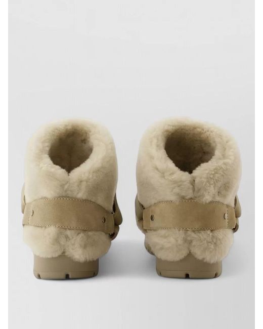 Burberry Natural Leather Snug Boots